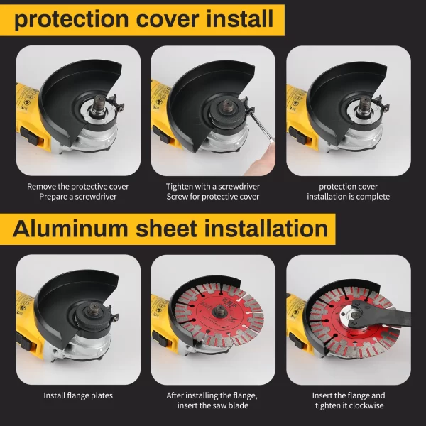 DEWALT DCG405 125mm 18V Lithium Battery Brushless Flat Head Angle Grinder - Image 6