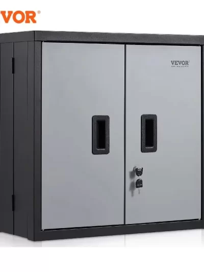 VEVOR Foldable Wall Cabinet Metal Garage Locker Mounted Tool Chest