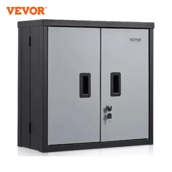 VEVOR Foldable Wall Cabinet Metal Garage Locker Mounted Tool Chest