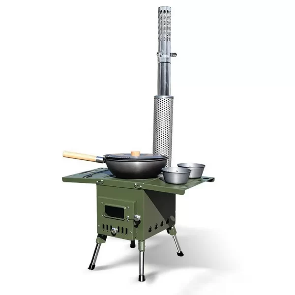 Firewood Stove Chimney Stainless Tent Stove Pipe Mesh Anti-scalding Cover - Image 8