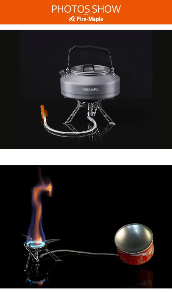 Hiking Gas Stoves Outdoor Picnic Stove Fire Maple Ultralight Portable Stainless Steel Gas Furnace FMS-118 Camping Gas Burners - Image 13
