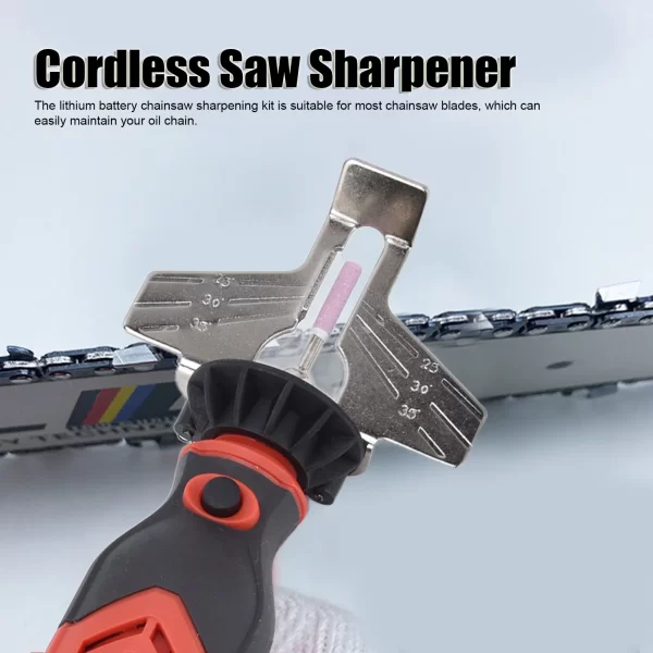 Chain Saw Sharpen Tool Set DC3.6V Cordless Saw Sharpener Kit Handheld - Image 4
