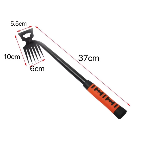 Metal Weed Cleaning Shovel 2 In 1 Garden Rake Stainless Steel - Image 7