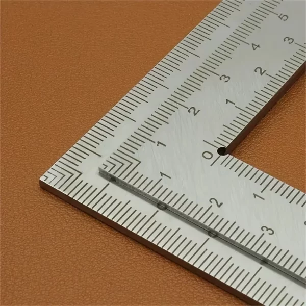 Mini Stainless Steel L-Shaped Double-Sided Precision Scale Ruler - Image 11