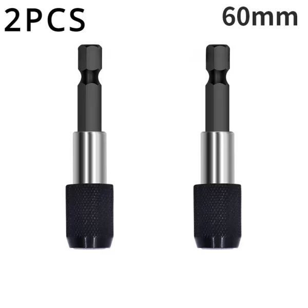 1PC/2PCS/3PCS 1/4 Inch Quick Hex Shank Release Magnetic Electric Screwdriver Extension Bit Holder - Image 10