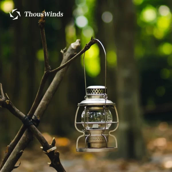 ThousWinds Railroad Camping Lantern Outdoor Lights Emotion Vintage Kerosene Oil Lamp - Image 6