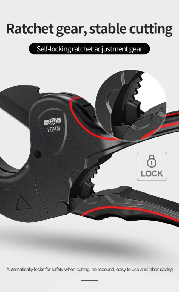 32/42mm Pipe Cutter Aluminum Pipe Scissors Tube Hose Plastic Pipes PVC/PPR - Image 14
