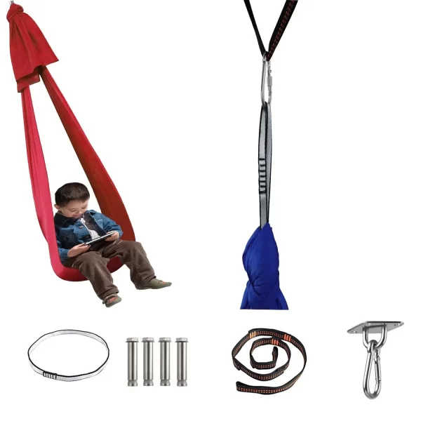 Portable Kids Swing Elastic Hammock Hanging Chair - Image 12