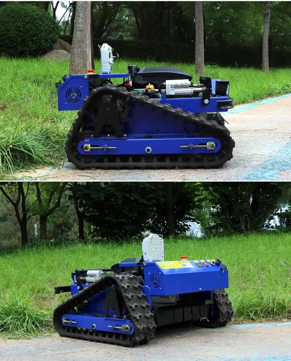 Crawler Lawn Mower Diesel Power Garden Turn Grass Cutter with Tracks - Image 15