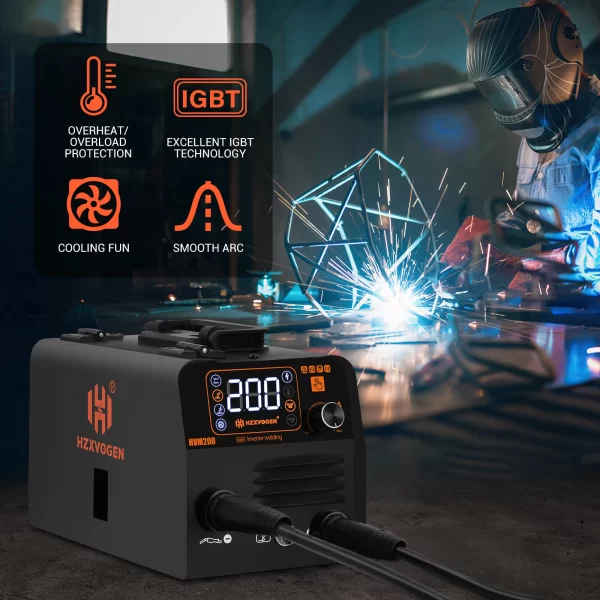 HZXVOGEN 3 in1 MIG/TIG/MMA Semi-Automatic Welding Machine HVM200 - Image 2