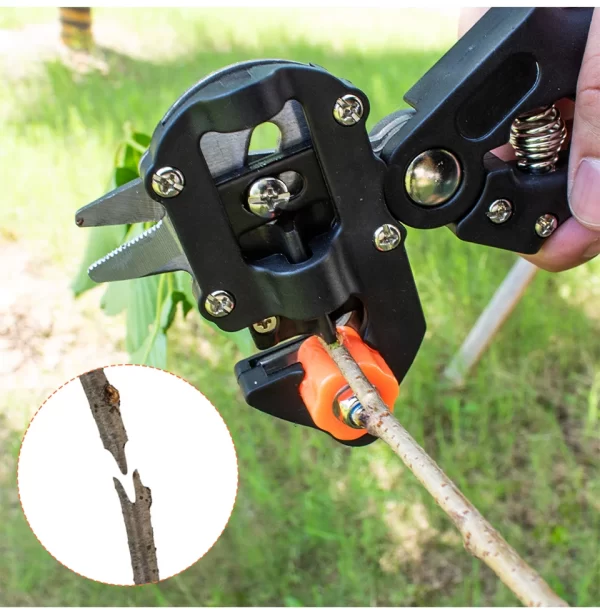 Professional Garden Grafting Tool Kit 2 in 1 Farming Pruning Scissors - Image 11