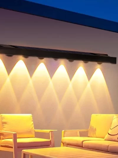 1/2/4 PCS  Solar Wall Light 4/8LED