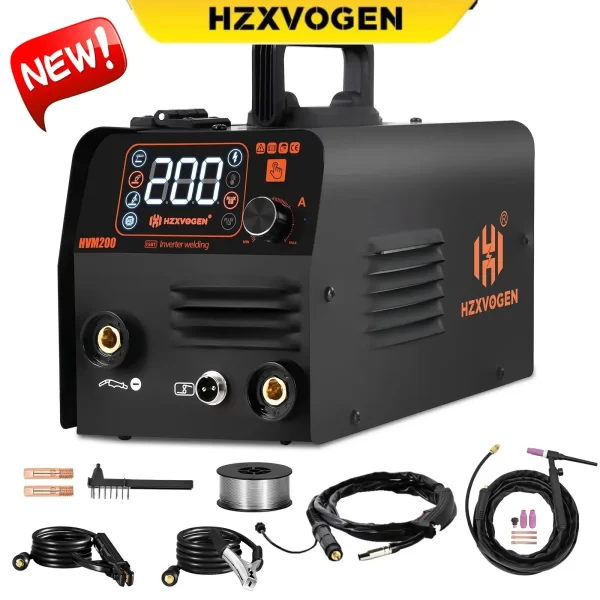 HZXVOGEN 3 in1 MIG/TIG/MMA Semi-Automatic Welding Machine HVM200
