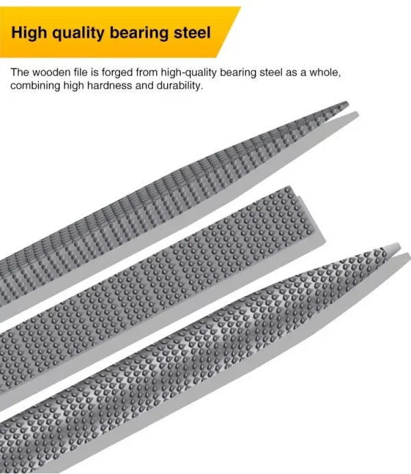 Files Set Mini Rasp Woodworking Sanding Shaping Small Steel Files - Image 9