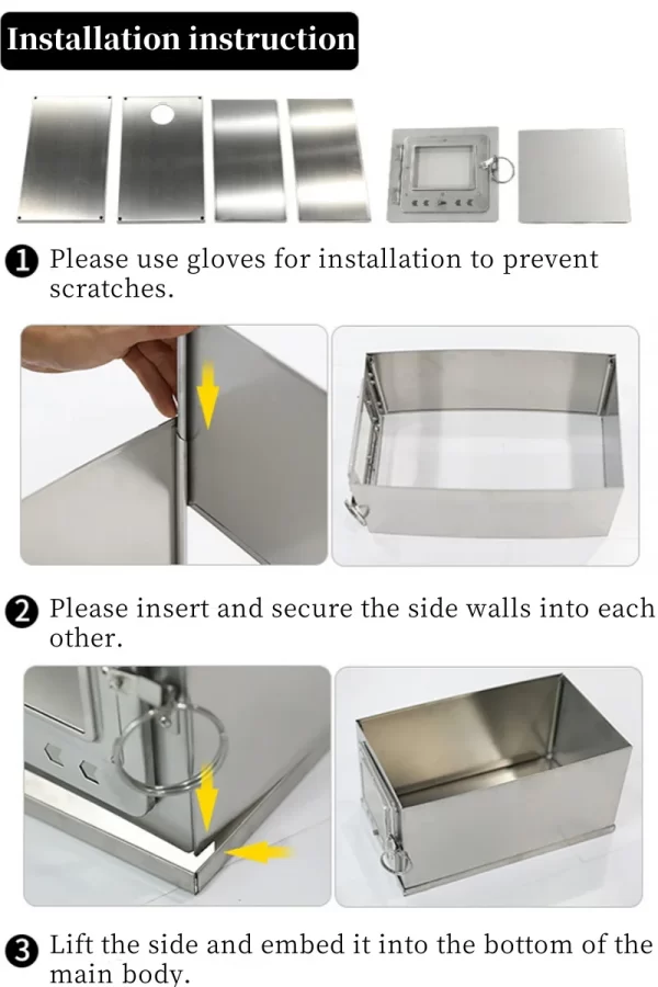 Foldable  Tent Stove Lightweight, Charcoal Fire Wood Burning Outdoor Camping - Image 7