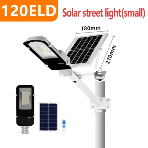 200W Outdoor Solar Street Light 6000mah Automatic Dusk to Dawn Street Light - Image 7