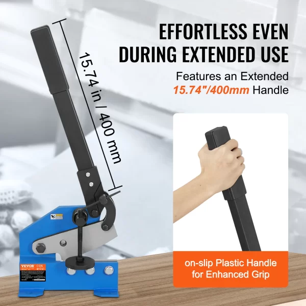 SucceBuy Manual Hand Plate Shear 5"/8"/12"/32" for Metal Sheet Processing Benchtop Cutter - Image 5