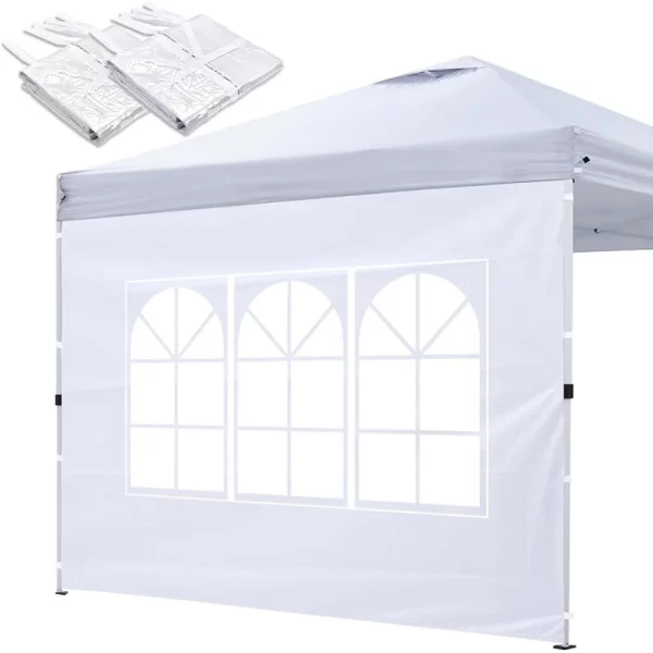 Outdoor Canopy Tent Cloth 2x3m Instant Canopy Tent Sidewalls Transparent Window Design