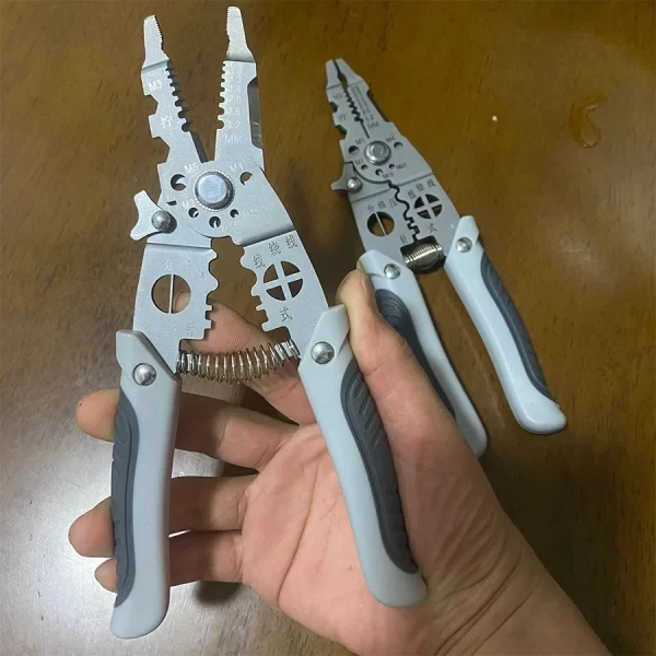 3pcs Professional Electricians Hand Tools Cable Stripping Pliers Multifunction Electrician Screwdriver - Image 8