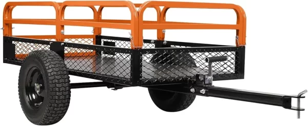 Garden Dump Carts, Heavy Duty Yard Cart, Large 1500-Pound Capacity, Steel - Image 7
