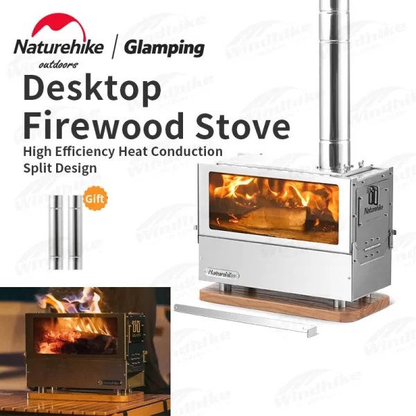 Naturehike Desktop Firewood Stove Detachable Winter Tent Heating Stove