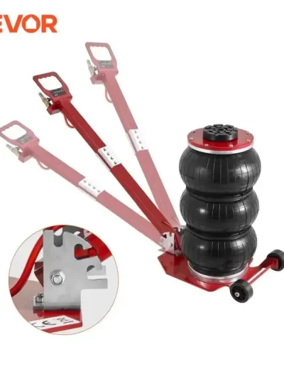 VEVOR Pneumatic Jack 3 Ton/5 Ton Triple Bag Air Jack Quick Lift Heavy Duty Car Repair Jacks