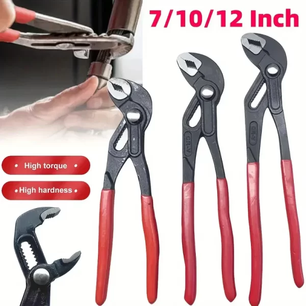 7"/10"/12" Quick-Release Water Pipe Clamp Pliers