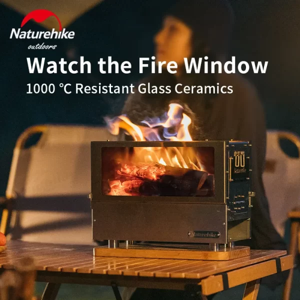 Naturehike Desktop Firewood Stove Detachable Winter Tent Heating Stove - Image 5