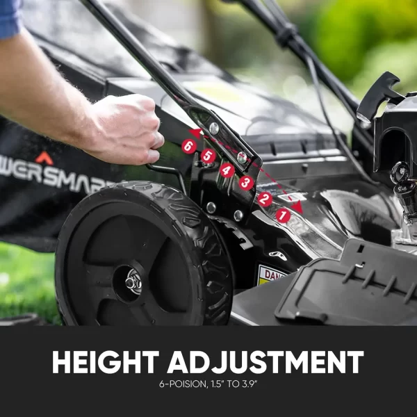 Self Propelled Gas Lawn Mower, 22 in. with 170cc OHV Engine Rear-Wheel-Drive - Image 5