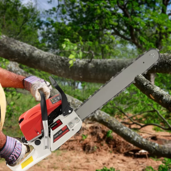 Gasoline Chainsaw with 52cc Engine, 20-inch Bar - Image 4