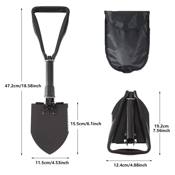 1pc Multifunctional Folding Shovel Survival Spade - Image 4