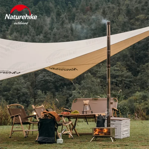 Naturehike Desktop Firewood Stove Detachable Winter Tent Heating Stove - Image 6