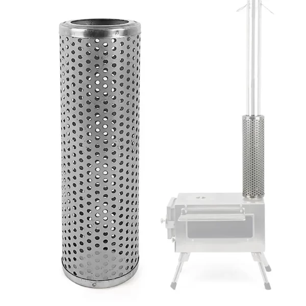 Firewood Stove Chimney Stainless Tent Stove Pipe Mesh Anti-scalding Cover - Image 7