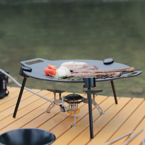 Portable Detachable Vertical Tripod Grill Barbecue Grill Bracket Barbecue Grill Tripod Stand - Image 14