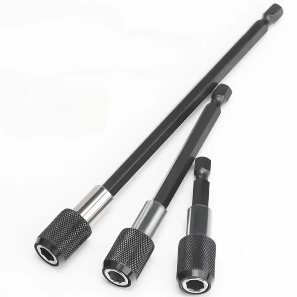 1PC/2PCS/3PCS 1/4 Inch Quick Hex Shank Release Magnetic Electric Screwdriver Extension Bit Holder - Image 3