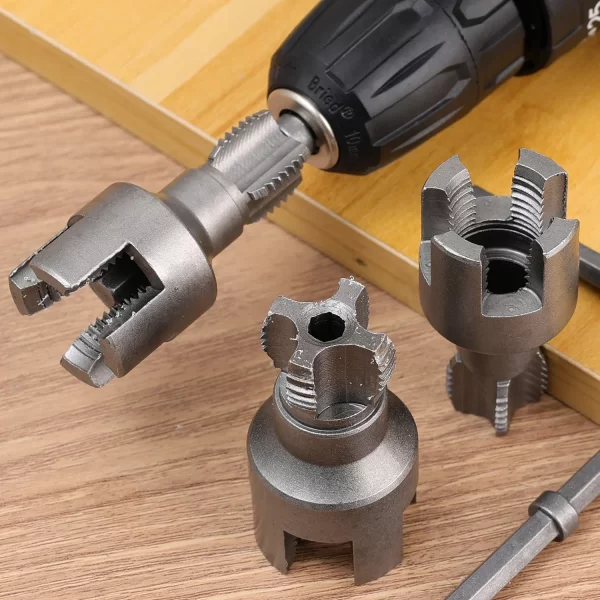 Steel Water Pipe Threader 4/6 Points Internal External Pipes Threading Tools - Image 14