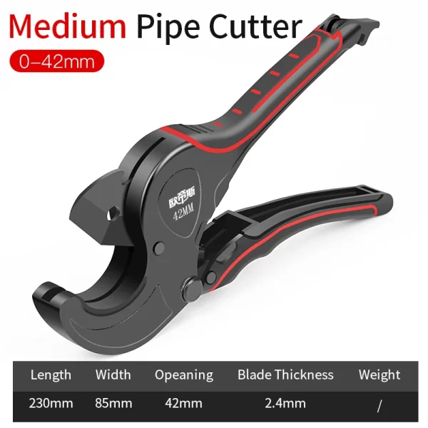 32/42mm Pipe Cutter Aluminum Pipe Scissors Tube Hose Plastic Pipes PVC/PPR - Image 7