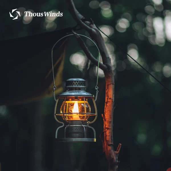 ThousWinds Railroad Camping Lantern Outdoor Lights Emotion Vintage Kerosene Oil Lamp - Image 5
