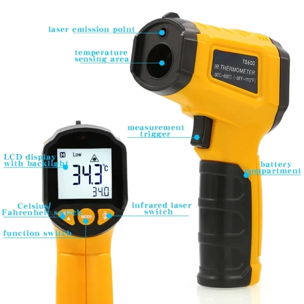 TS380 Infrared Non-Contact  Thermometer Handheld - Image 15