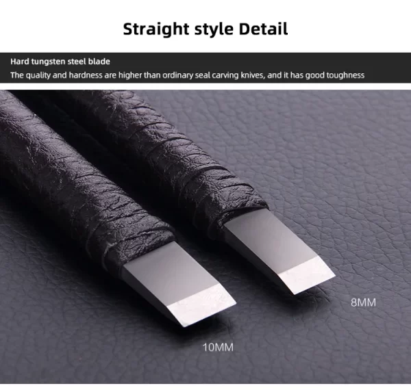 3/8/10 Pcs Tungsten Steel Stone Engraving Kit Professional Chisel Wood - Image 13