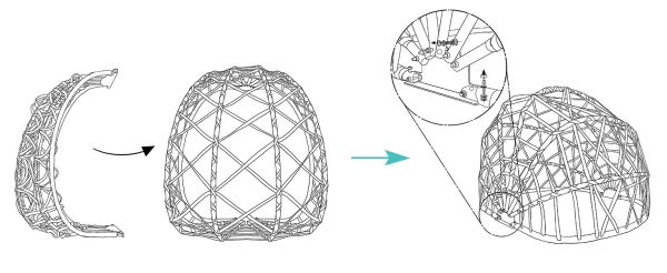 Double Egg Swing Chair with Stand, 2 Person - Image 18