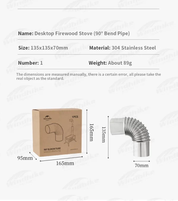 Naturehike Desktop Firewood Stove Detachable Winter Tent Heating Stove - Image 28
