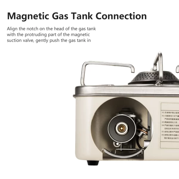 BISINNA Camping Gas Stove 2800W High Firepower - Image 3