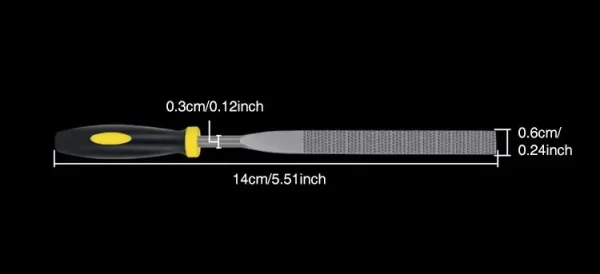 Files Set Mini Rasp Woodworking Sanding Shaping Small Steel Files - Image 13