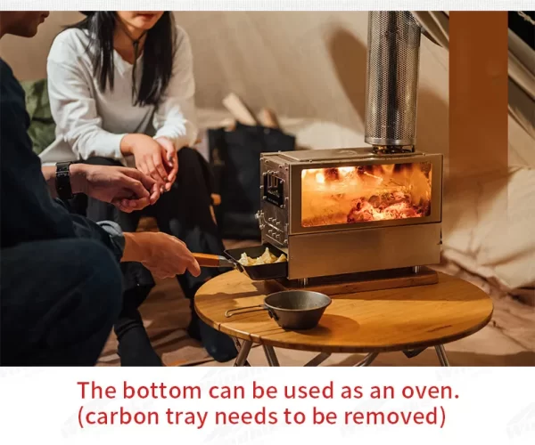 Naturehike Desktop Firewood Stove Detachable Winter Tent Heating Stove - Image 21