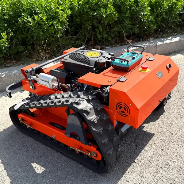 Crawler Lawn Mower Diesel Power Garden Turn Grass Cutter with Tracks - Image 4