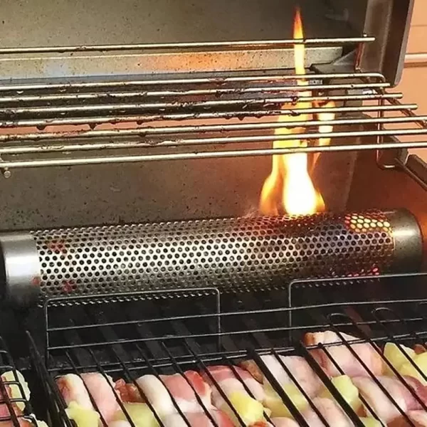 Firewood Stove Chimney Stainless Tent Stove Pipe Mesh Anti-scalding Cover - Image 9
