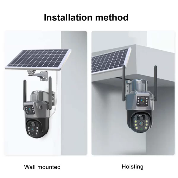 8MP 4K WiFi Solar Camera Outdoor Wireless CCTV Surveillance Camera With Solar Panel - Image 21