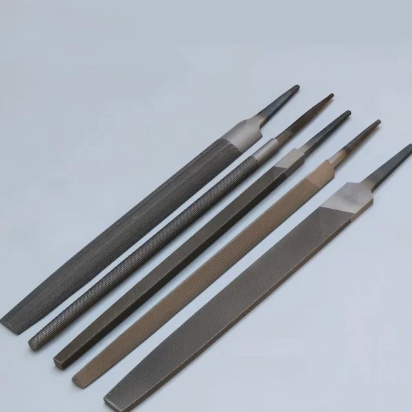 5Pcs 6 Inch Industrial Steel Files Set Flat/Round/Half Round/Triangle/Square - Image 7