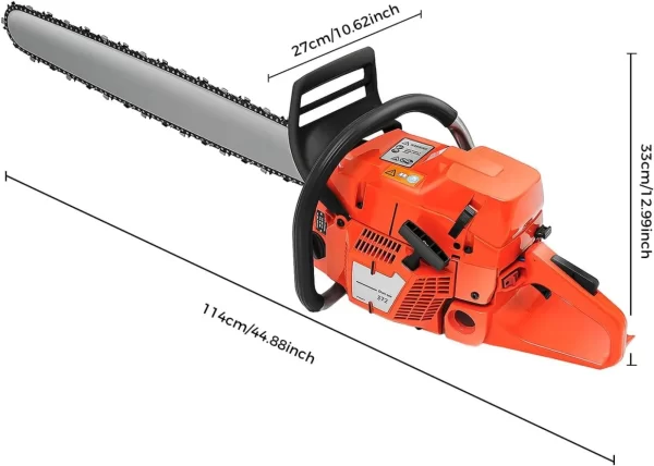 71cc 2-Cycle Gas Powered Chainsaw, 28" - Image 2